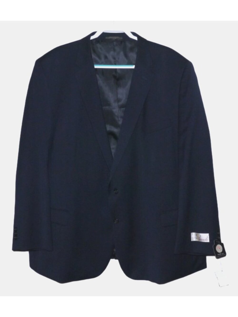 Petrocelli Flex dark blue suit jacket, coat wool blend Scott PRT28TN Men's 56RP
